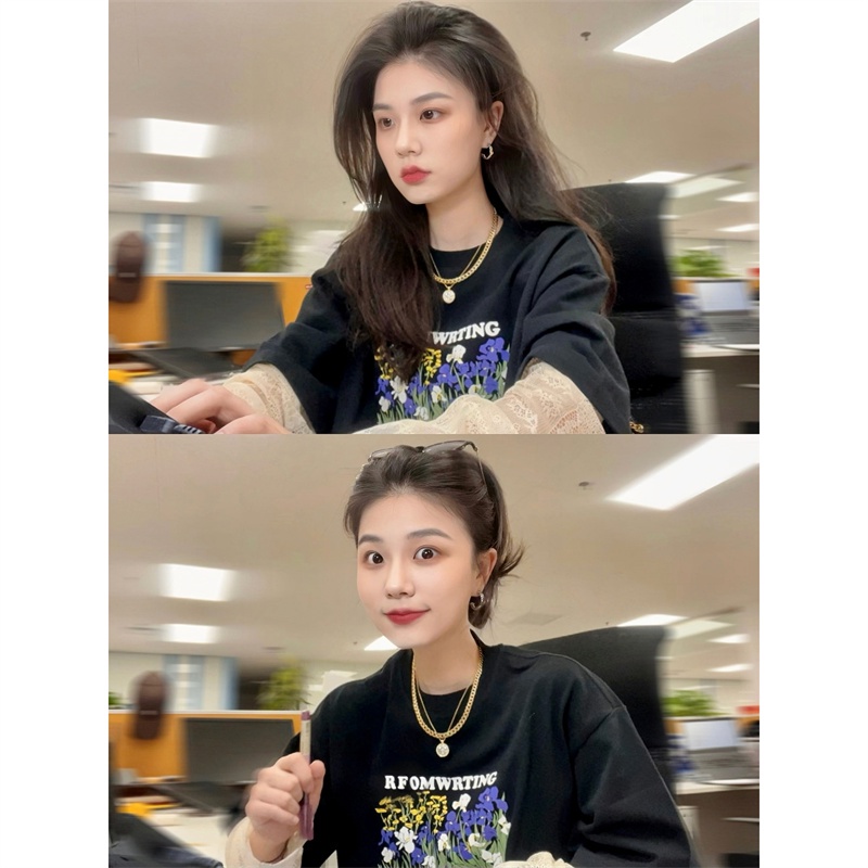 NRVP Áo Thun 100% Cotton Tay Ngắn In Họa Tiết Độc Đáo Phong Cách Hàn Quốc Cho Nữ