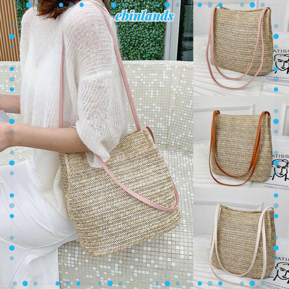 Túi Xách Đan Rơm Thời Trang Mới Cho Nữ