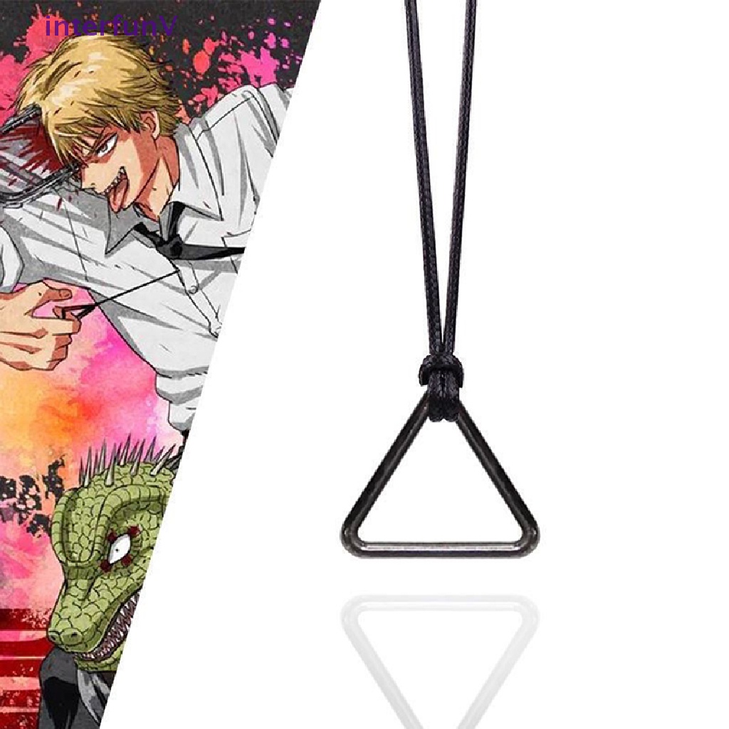 Vòng Cổ Choker Mặt Tam Giác Hóa Trang Man Denji