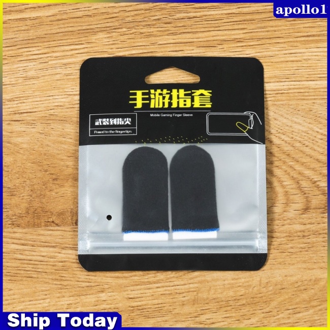 1 Cặp Băng Đeo Ngón Tay Siêu Mỏng Thoáng Khí Hỗ Trợ Chơi Game Pubg Mobile