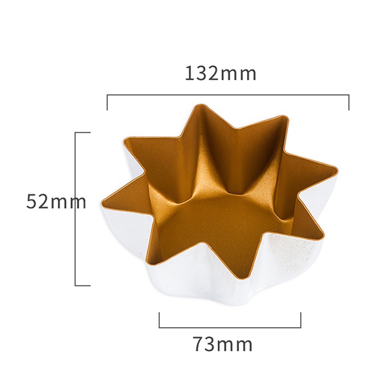 Khuôn Làm Bánh Mì Hình Bát Giác Bằng Hợp Kim Nhôm Chống Dính