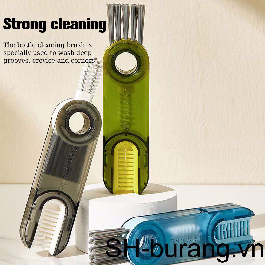 Bàn Chải Vệ Sinh Bình Nước / Cốc Thủy Tinh / Rãnh Môi 3 Trong 1 Nhỏ Gọn Dành Cho Nhà Bếp Quán Bar