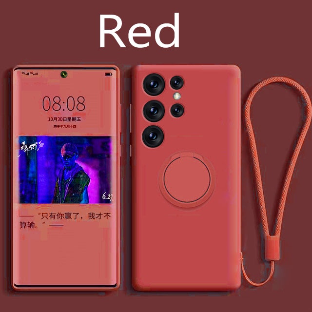 Ốp Điện Thoại Silicon Có Giá Đỡ Nam Châm Cho Samsung Galaxy S23 Ultra S22 S21 Plus S20 FE