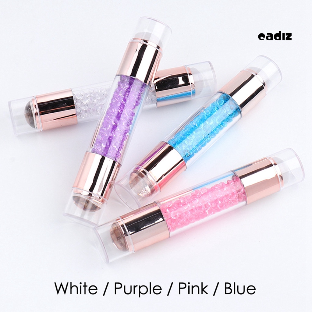 Bộ Dụng Cụ In Hình Móng Tay Hai Đầu Bằng Silicone CADI Kèm Dụng Cụ Cạo