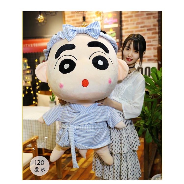 Thú Nhồi Bông Hình Cậu Bé Bút Chì Shin-chan Dễ Thương 35-95cm