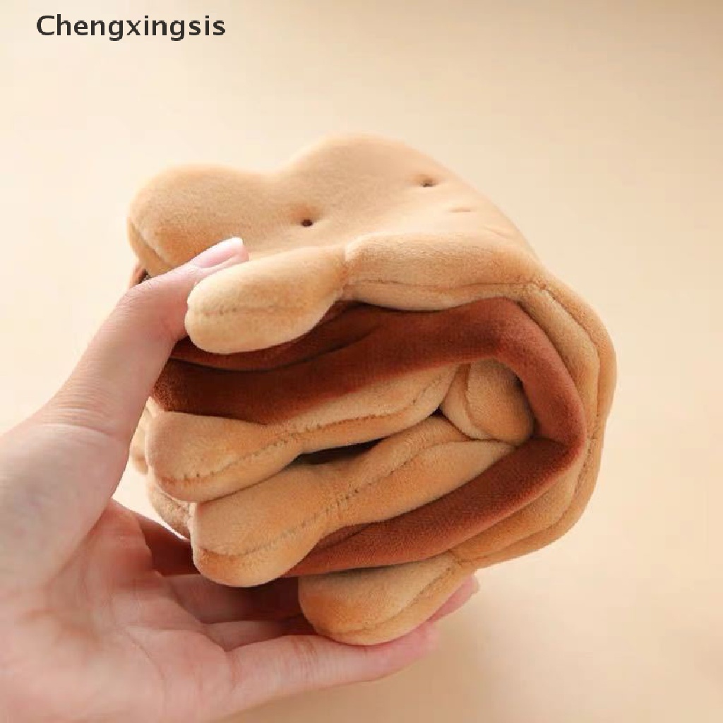 1x Túi Đựng Bút Hình Bánh Quy Bằng Lông Nhung Sức Chứa Lớn