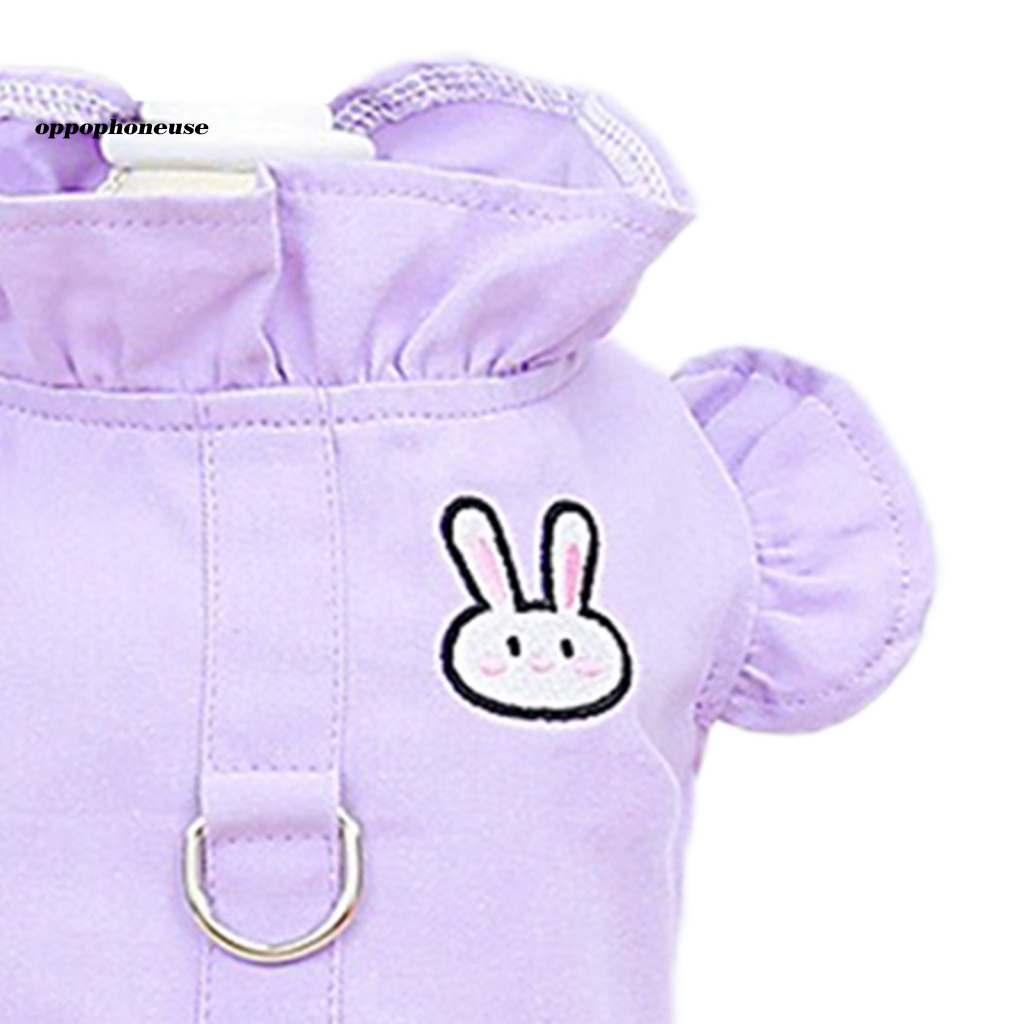 OPPO Áo Sát Nách Vải Cotton Phối Ren Mềm Mại Thời Trang Mùa Xuân Cho Cún Cưng