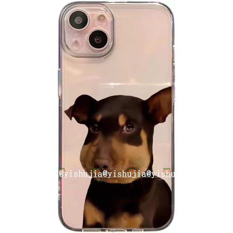 ✅Ốp Điện Thoại Silicon Mềm Màu Trong Suốt Hình Chú Cún NGX7 Cho iPhone 14 / 13promax 12 11 xs / xr 8Pin