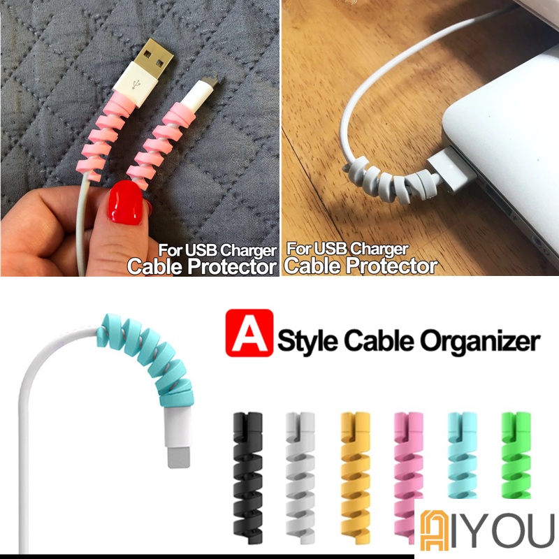 Bộ 4 Phụ Bảo Vệ Đầu Cáp Sạc , Chống Gãy Bảo Vệ Đầu Sạc Nhiều Màu Sắc