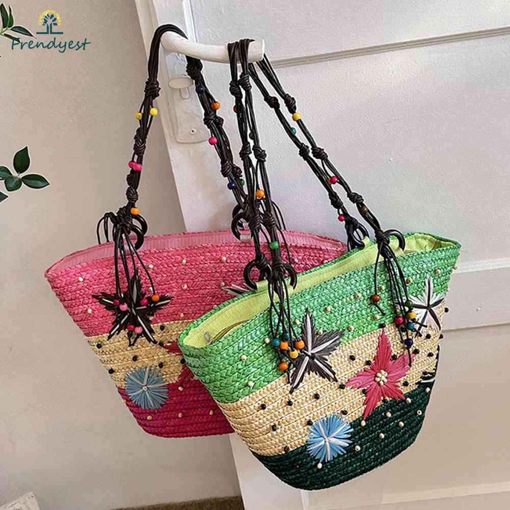 Túi Xách Đan Lát Hình Sao Biển Xinh Xắn Cho Nữ