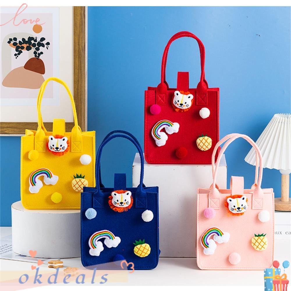 Túi Tote Bằng Vải Nỉ Bền Thiết Kế Hoạt Hình Thiết Kế Mới