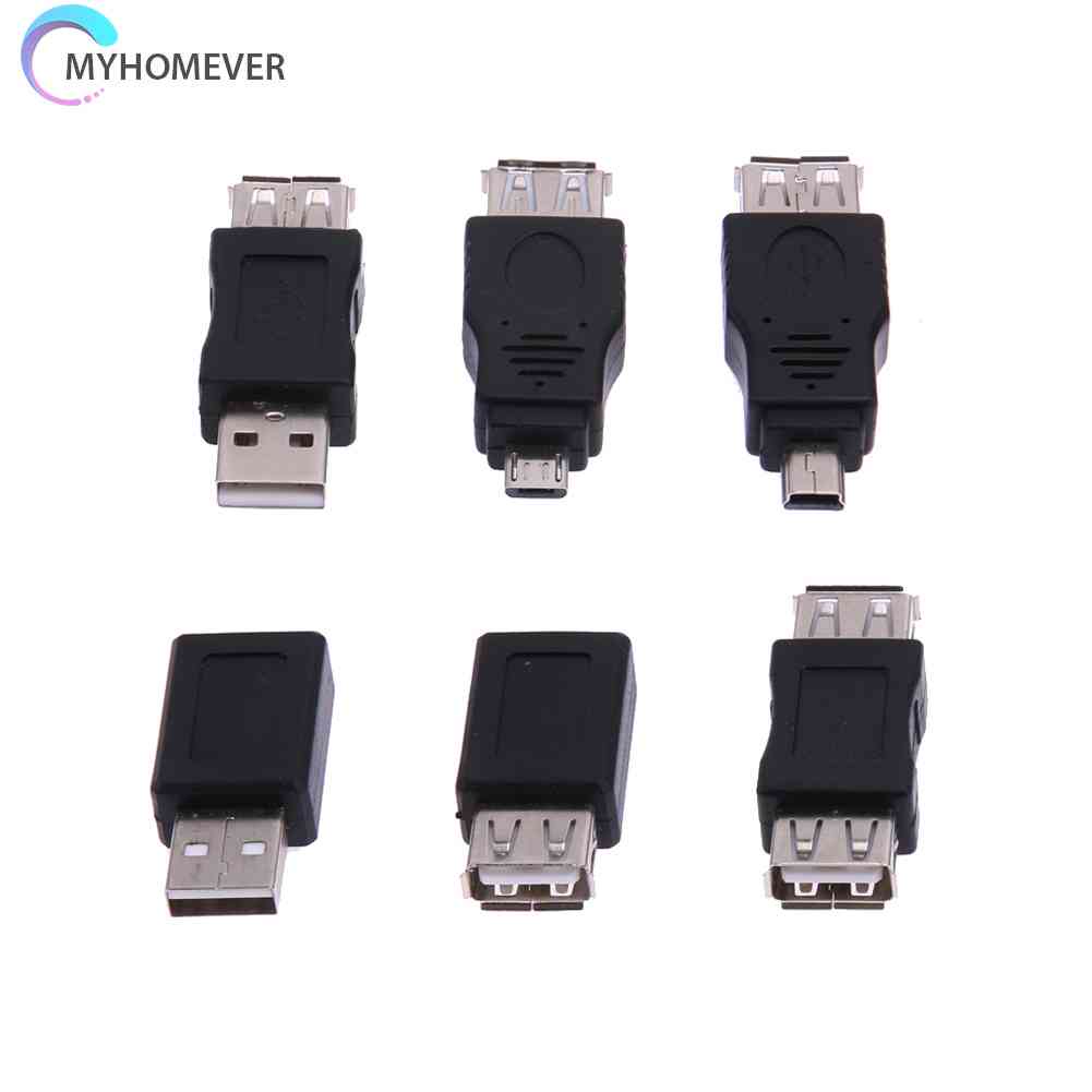Set 12 Đầu Chuyển Đổi OTG F / M mini Từ Đầu Cắm USB Sang Cổng Cắm Micro USB