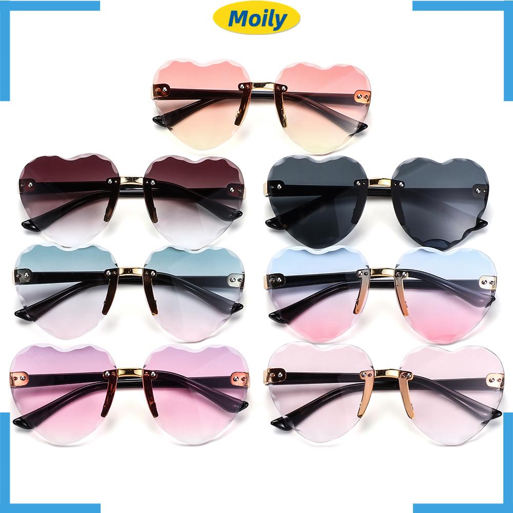 Kính Mát Hình Trái Tim Chống Nắng Cho Bé Từ 1-8 Tuổi Uv 400