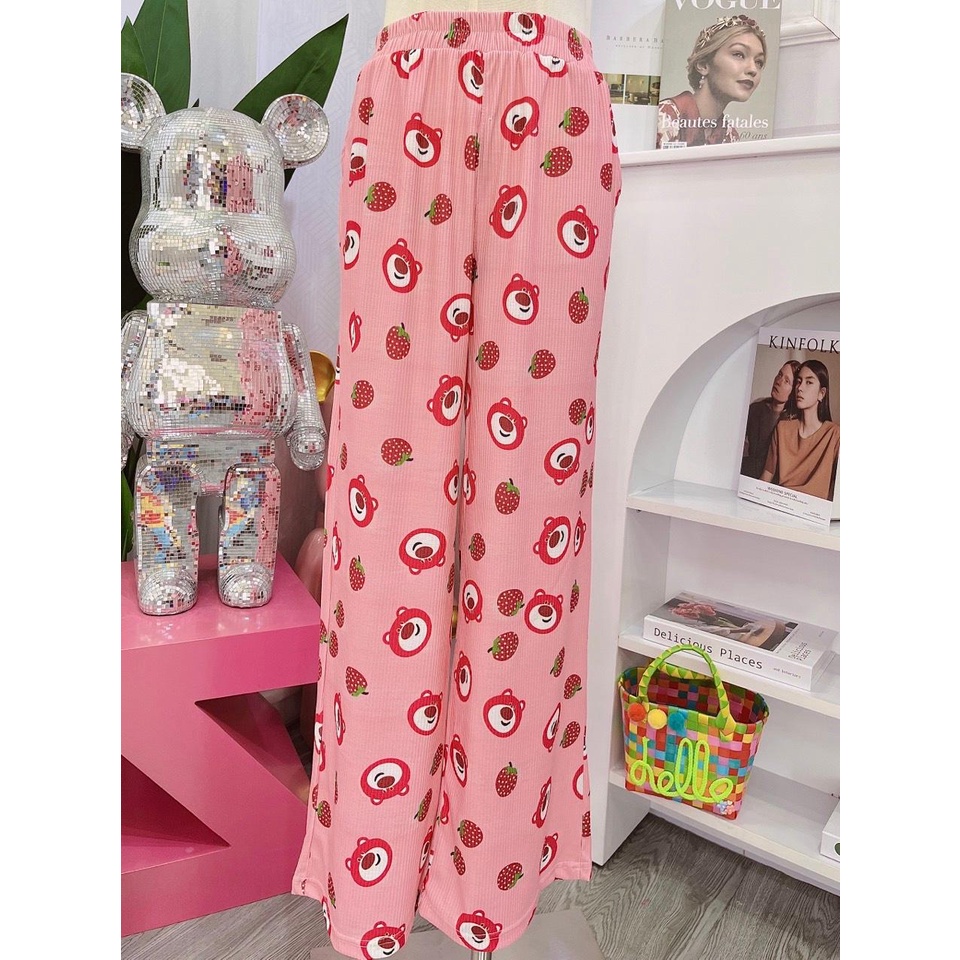 QUẦN SUÔNG GÂN IN HÌNH CUTE - Q72
