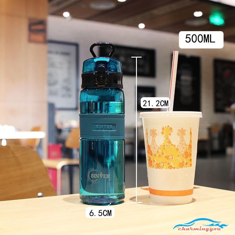 Bình Đựng Nước Tập Gym Bình Nước Văn Phòng Có Nắp Mở 500ml