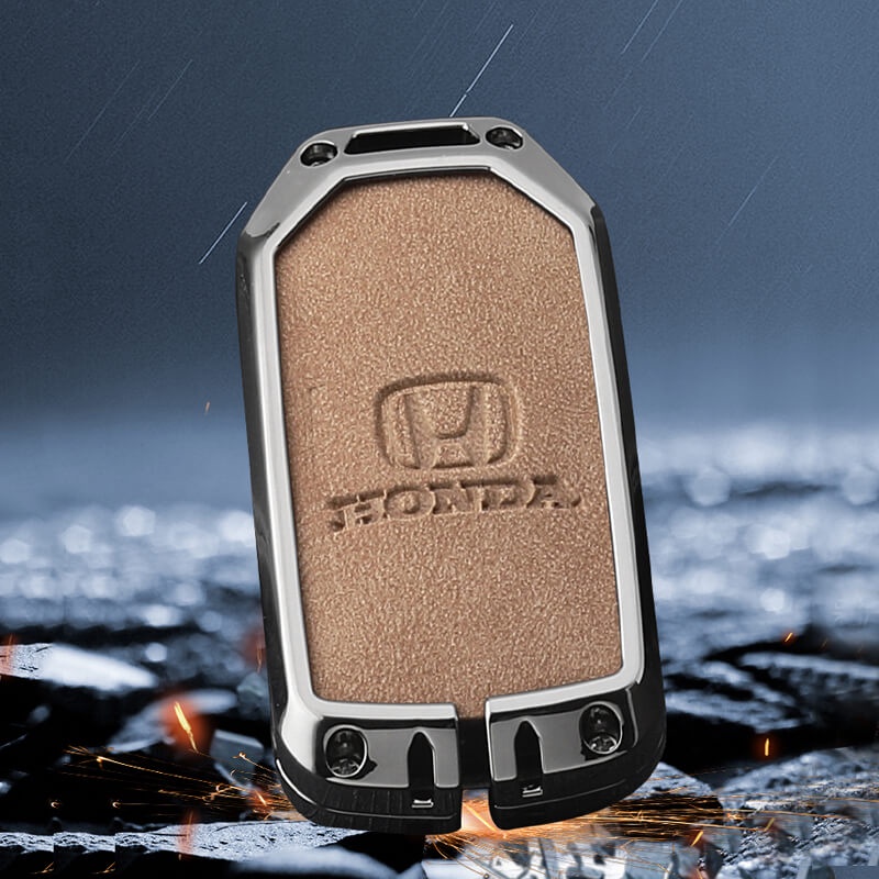 Vỏ Da Hợp Kim Kẽm Bọc Chìa Khóa Xe Hơi Honda Civic City Accord CRV CR-V Hrv XR-V Odyssey Brio Jazz 2022 2023