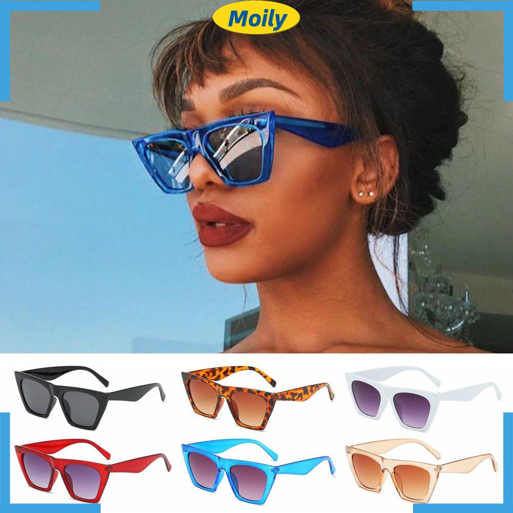 Kính Mát Gọng Vuông Chống Tia Uv400 Thời Trang Cho Nữ