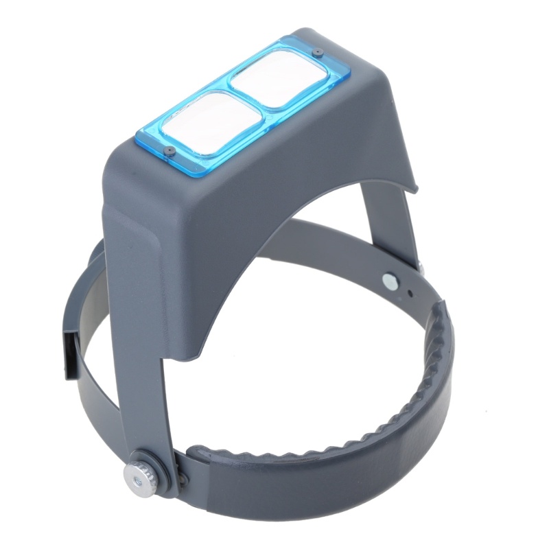 Kính Lúp Đeo Đầu Phóng Đại 4 Bóng LED