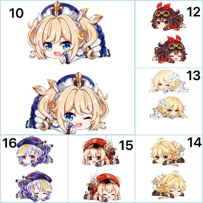 gấu bông genshin impact in 2 mặt ảnh/ gối ôm genshin impact