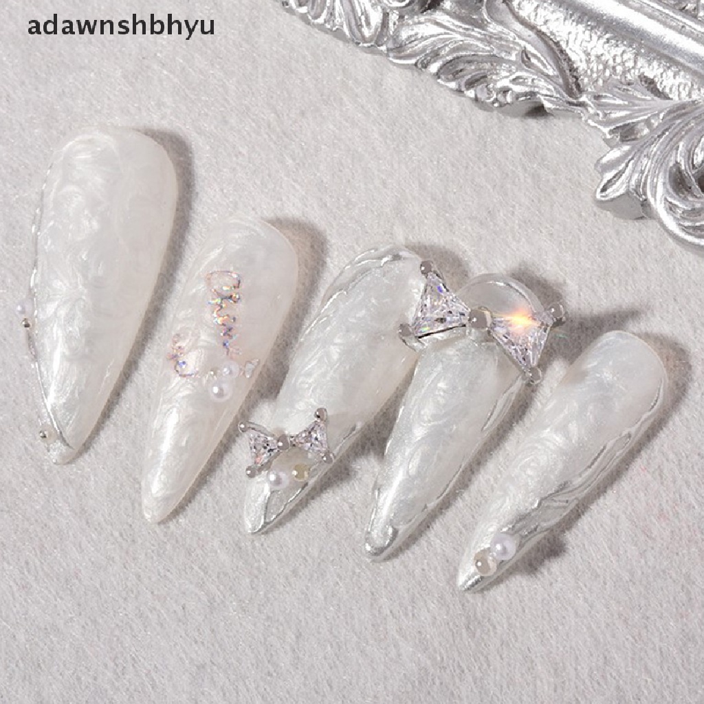 1 Đá Zirconia Hình Nơ Đính Trang Trí Móng Tay