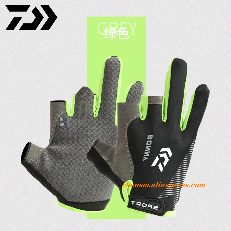 Găng Tay Daiwa Năm 2023 Bằng Cotton Chống Trượt Chống Nước Dùng Câu Cá / Leo Núi