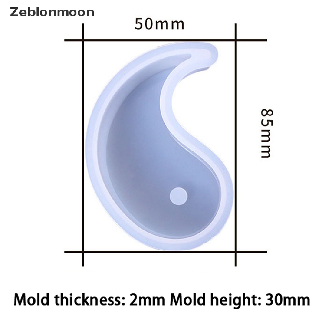Khuôn Silicone Làm Xà Phòng Handmade Hình Âm Dương