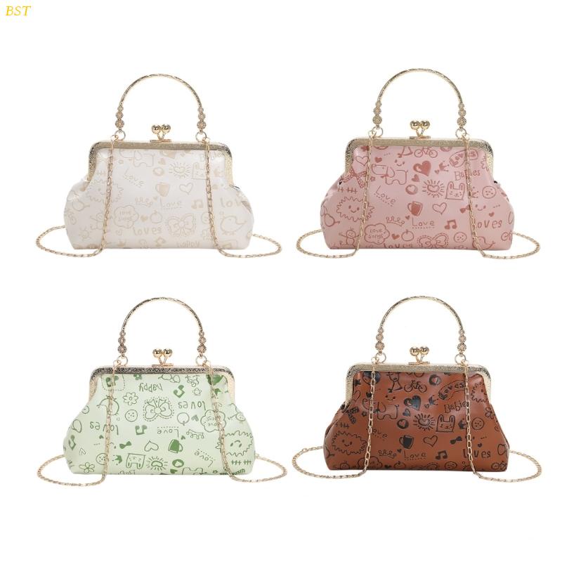 Túi Tote Đeo Vai Đa Năng Đựng Mỹ Phẩm Son Môi Trang Điểm Có Dây Đeo Sợi Xích Dành Cho Bạn Nữ Người Lớn