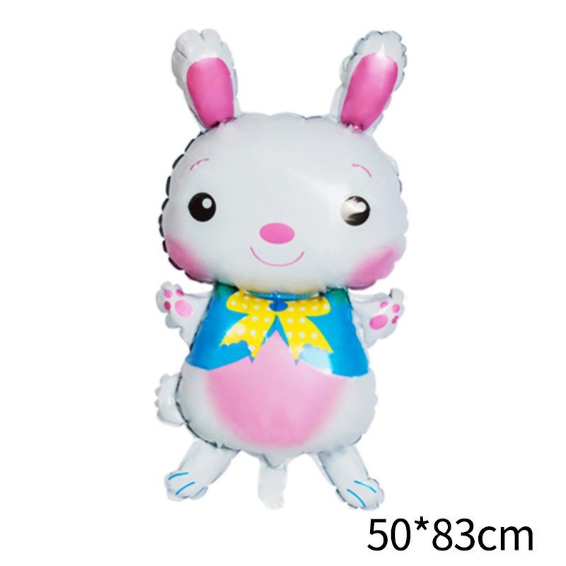 Bong Bóng Màng Nhôm Hình Thỏ / Cà Rốt Hoạt Hình Trang Trí Tiệc Sinh Nhật