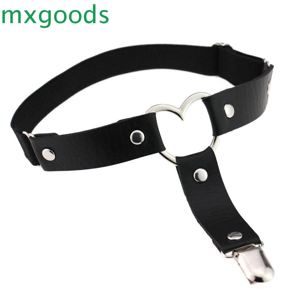 Dây Đai Da Đeo Chân Màu Trơn Mặt Hình Trái Tim Thời Trang Cho Nữ