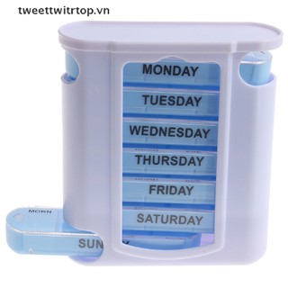 TRTOP 7 Days pill wallet box tablet storage box storage travel dispenser VN