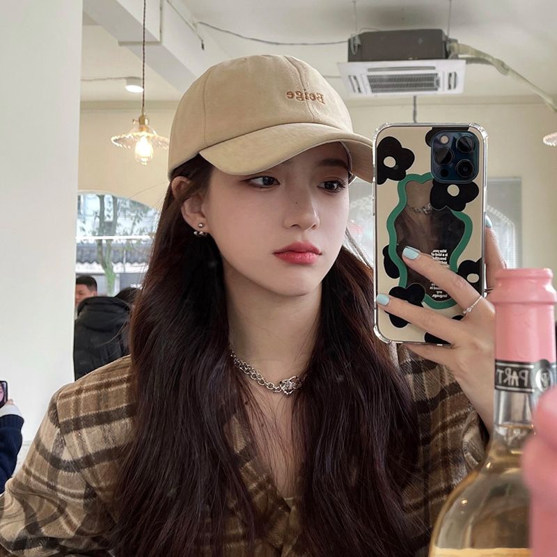 Mũ Lưỡi Trai Thêu Chữ Phong Cách Hàn Quốc Cá Tính