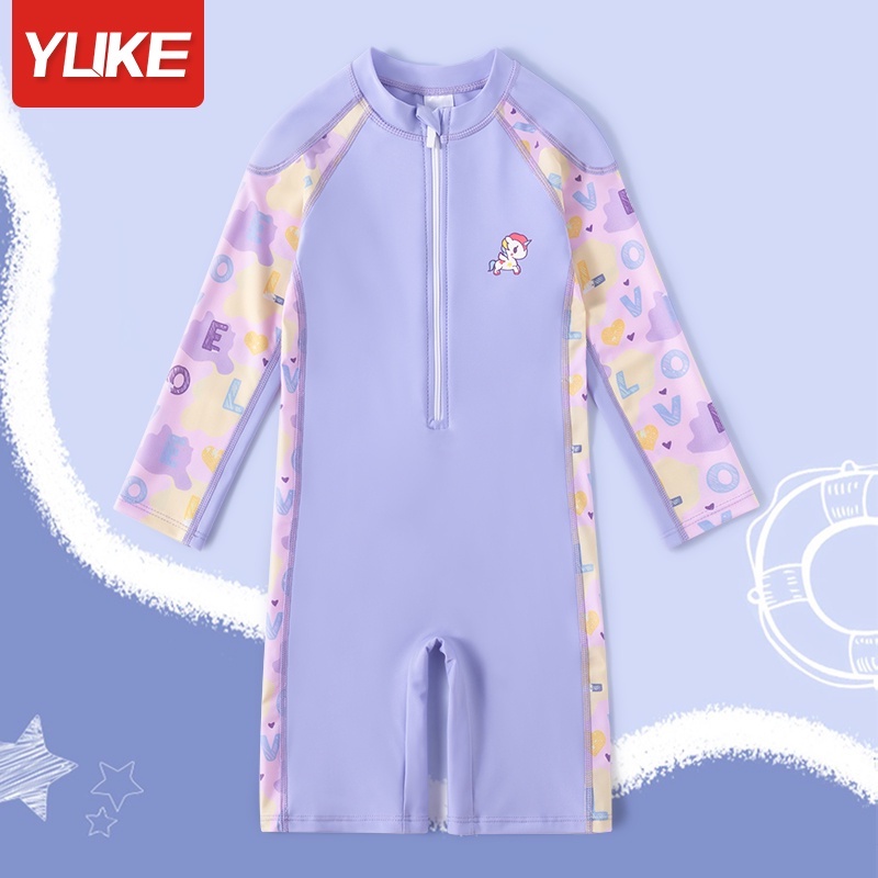 Bộ Đồ Bơi Một Mảnh Thoáng Khí Mau Khô Dành Cho Bé Gái