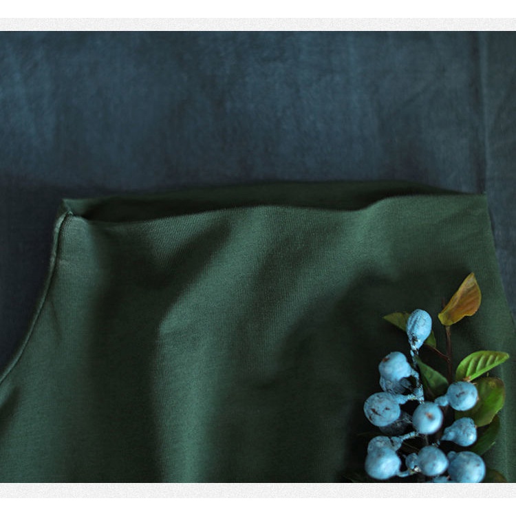 Đầm Dài Tay Cỡ Lớn Thiết Kế Giản Dị Phong Cách Retro