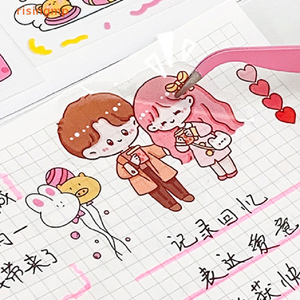 Set 2 Nhíp Cong Thẳng Màu Kẹo Đa Năng Tiện Dụng Cho Sổ Tay DIY