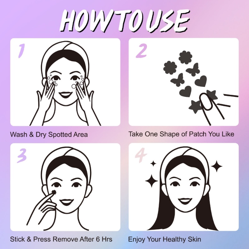 Miếng Dán Hỗ Trợ Giảm Mụn Chăm Sóc Da Mặt Cho Nam Nữ