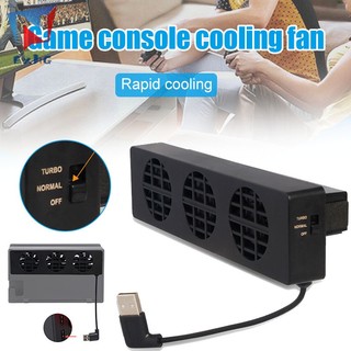 Quạt Tản Nhiệt 3 Quạt Cổng USB Cho Máy Chơi Game Nintendo Switch NS Đứng 3 Quạt USB
