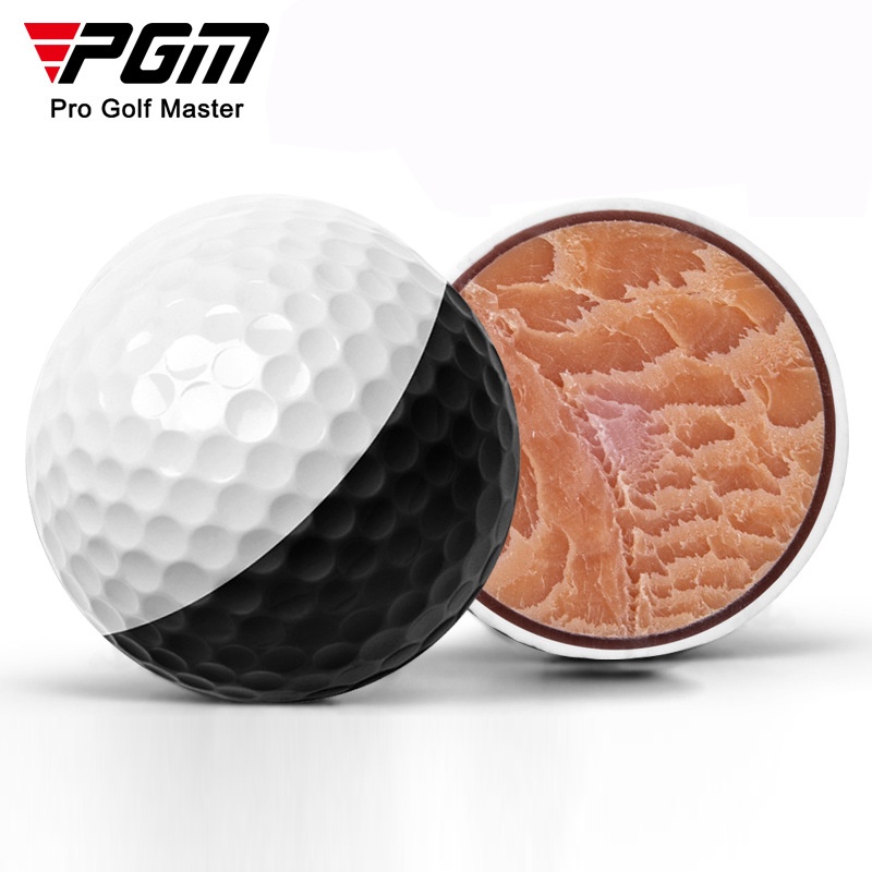 Quả Bóng Golf Ba Lớp Ba Màu Trắng Đen Q026