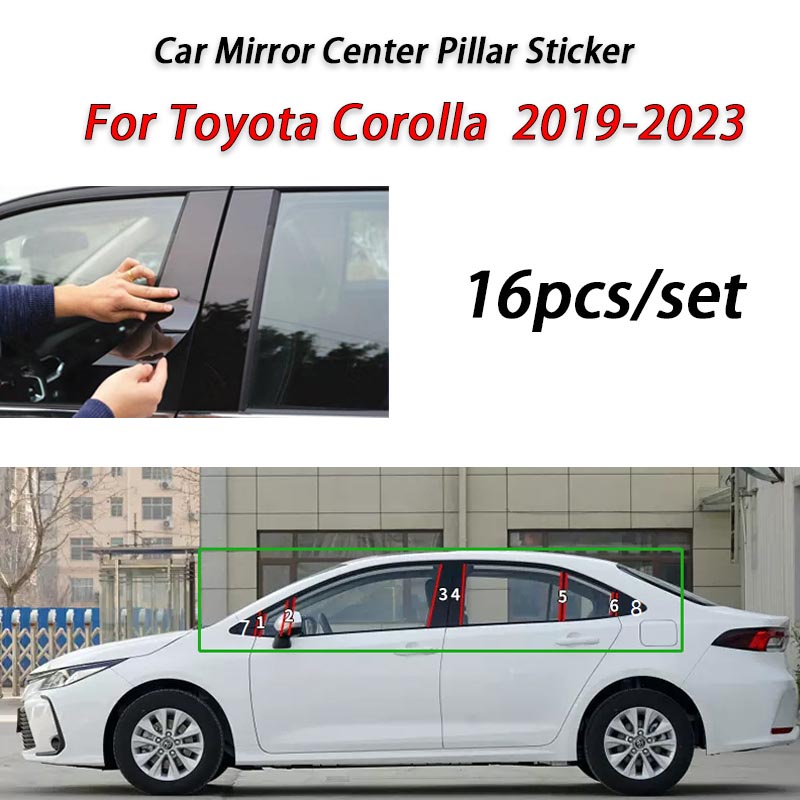 Phim Dán Trang Trí Cửa Sổ Xe Hơi Toyota Corolla G10 G11 G12 E130 E140 E150 E160 E170 E180 E210