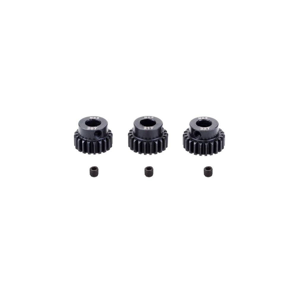 Bộ Bánh Răng Động Cơ Pinion M0.6 5.0mm 17T 18T 19T 20T 21T 22T 23T 24T 25T 26T 27T 28T Cho Xe RC 1 / 8