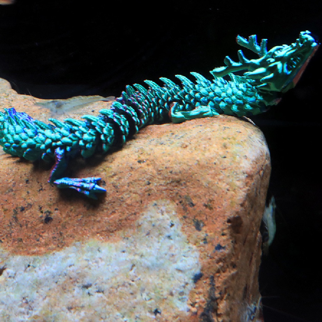 Đồ Chơi Mô Hình Rồng / Cá 3D Linh Hoạt Phong Cách Trung Hoa Độc Đáo Trang Trí Nhà Cửa / Văn Phòng