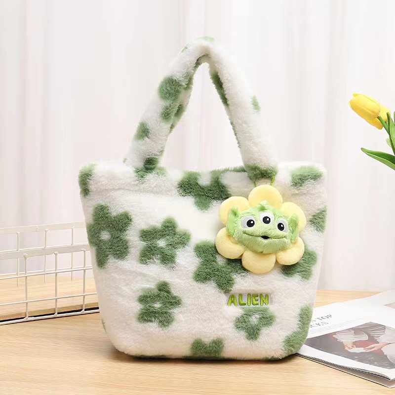 Túi xách bông hình gấu kiểu dáng xinh xắn