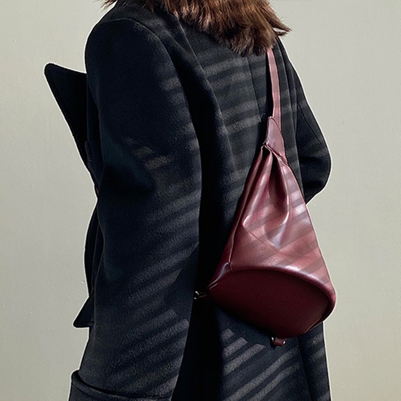 IELGY Túi Đeo Chéo Thiết Kế Đơn Giản Phong Cách Hàn Quốc Thời Trang