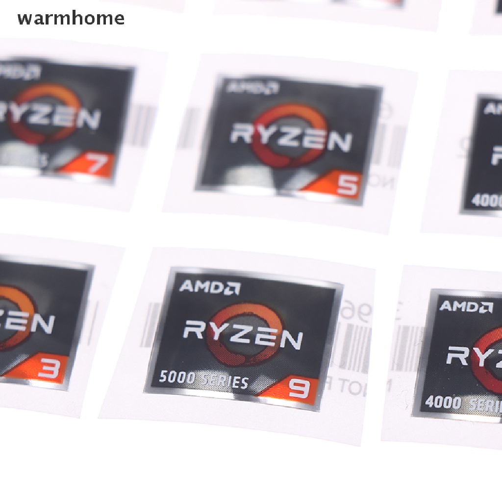 AMD Sticker Logo ATHLON Ryzen R 3 5 7 PRO7 Dán Trang Trí Xe Hơi