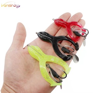  Mồi Giả Nhử Cá Hình Ếch 9g   13g   17g Gắn Kèm Móc Câu 