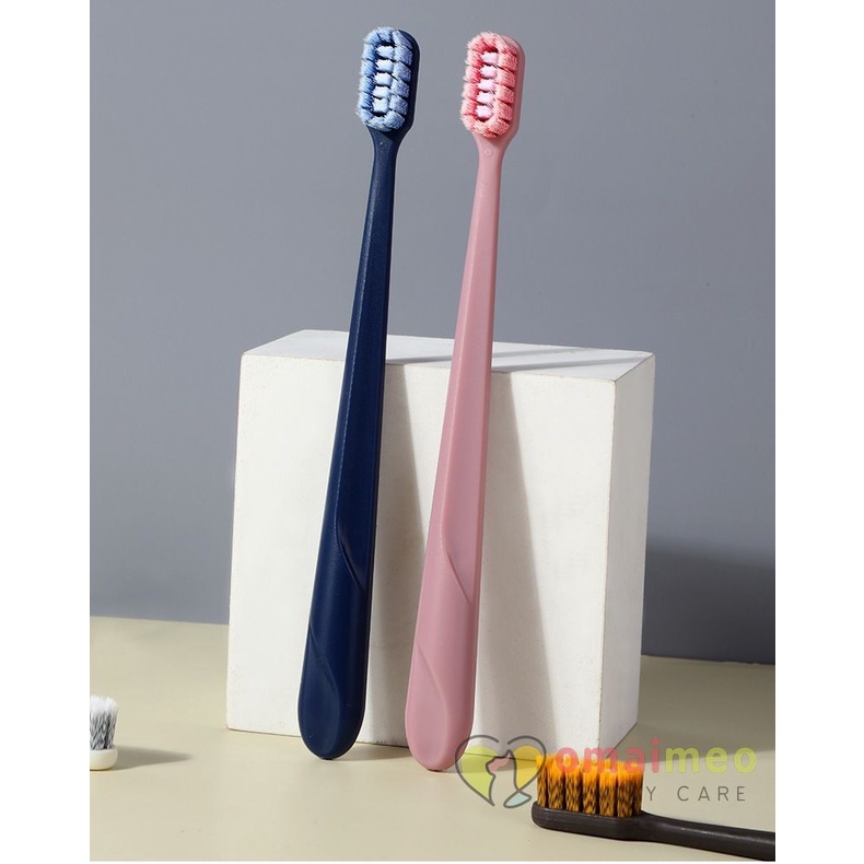 Bàn chải đánh răng thời trang lông mềm Vintage SCREW đa dạng màu sắc