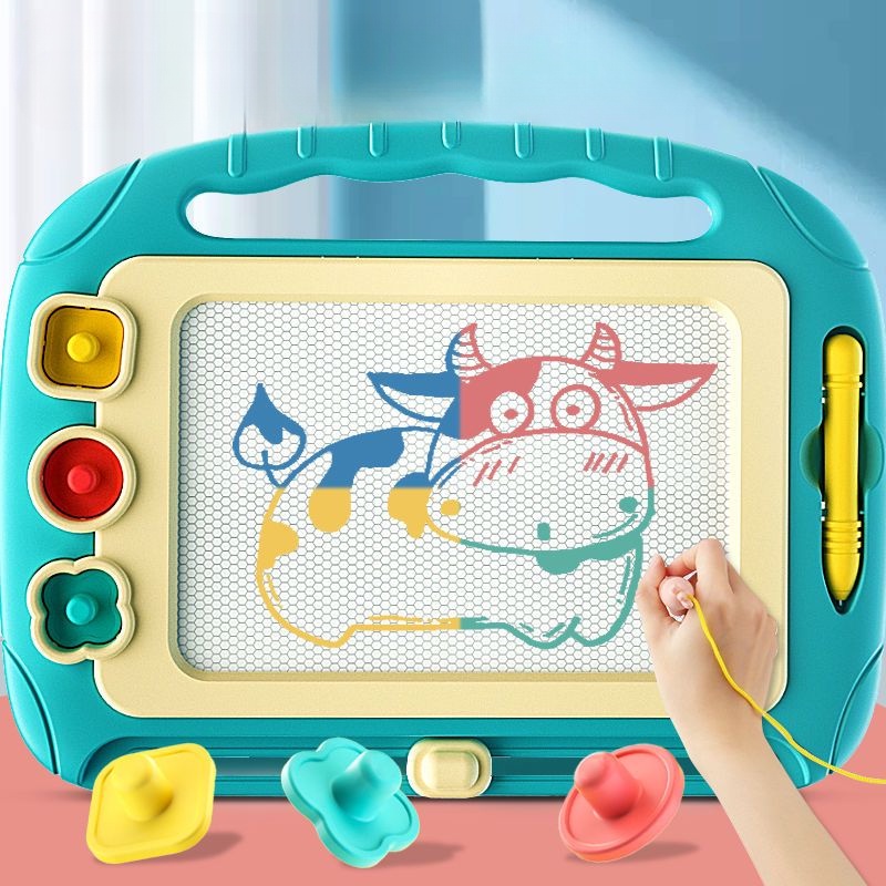 Bảng Vẽ Xóa Nam Châm Nhiều Màu Sắc Cho Bé 1-3 Tuổi