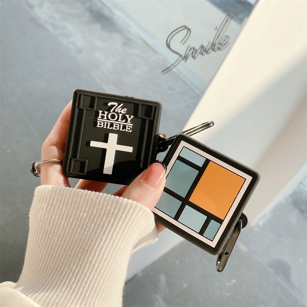 Ốp silicon mềm hình hoạt hình bảo vệ hộp sạc tai nghe cho Samsung Galaxy Buds2 Pro Buds 2 Buds Pro Buds Live