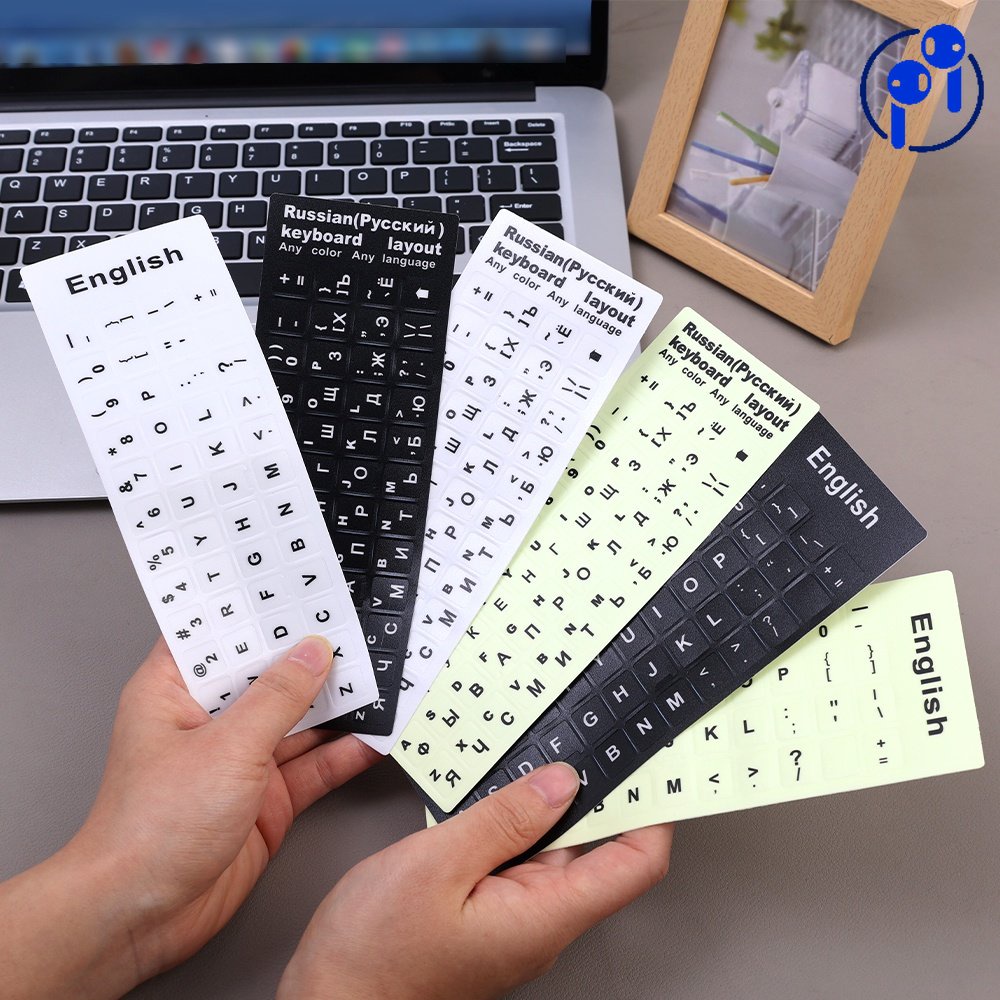 Miếng Dán Trang Trí Nút Bàn Phím Máy Tính In Chữ Cái Chất Lượng Cao