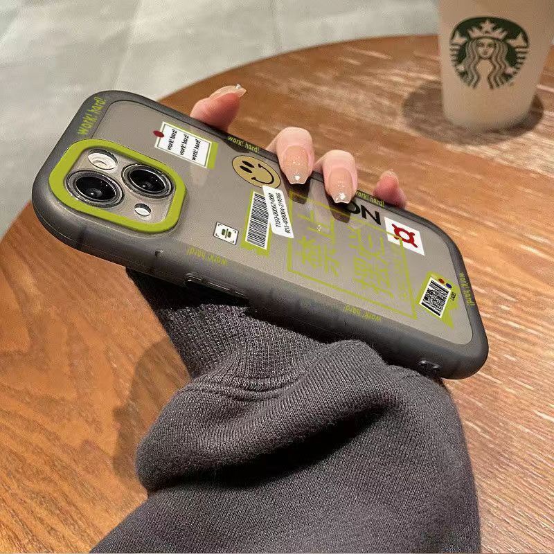 ✅Ốp Điện Thoại Mềm Trong Suốt Họa Tiết Độc Đáo Cho iPhone 14 / 13pro 12promax 7Plus