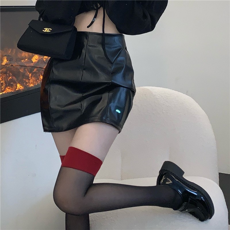 Tất Lụa Dài Qua Gối Màu Đen Quyến Rũ Cho Nữ